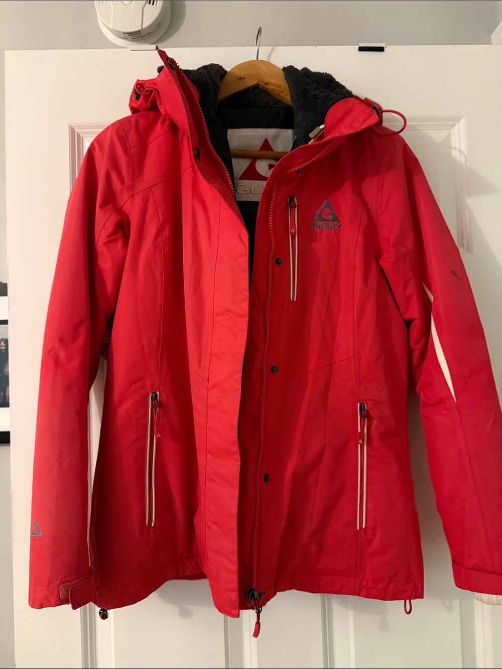 Gerry Weber Red Hooded Ski Jacket